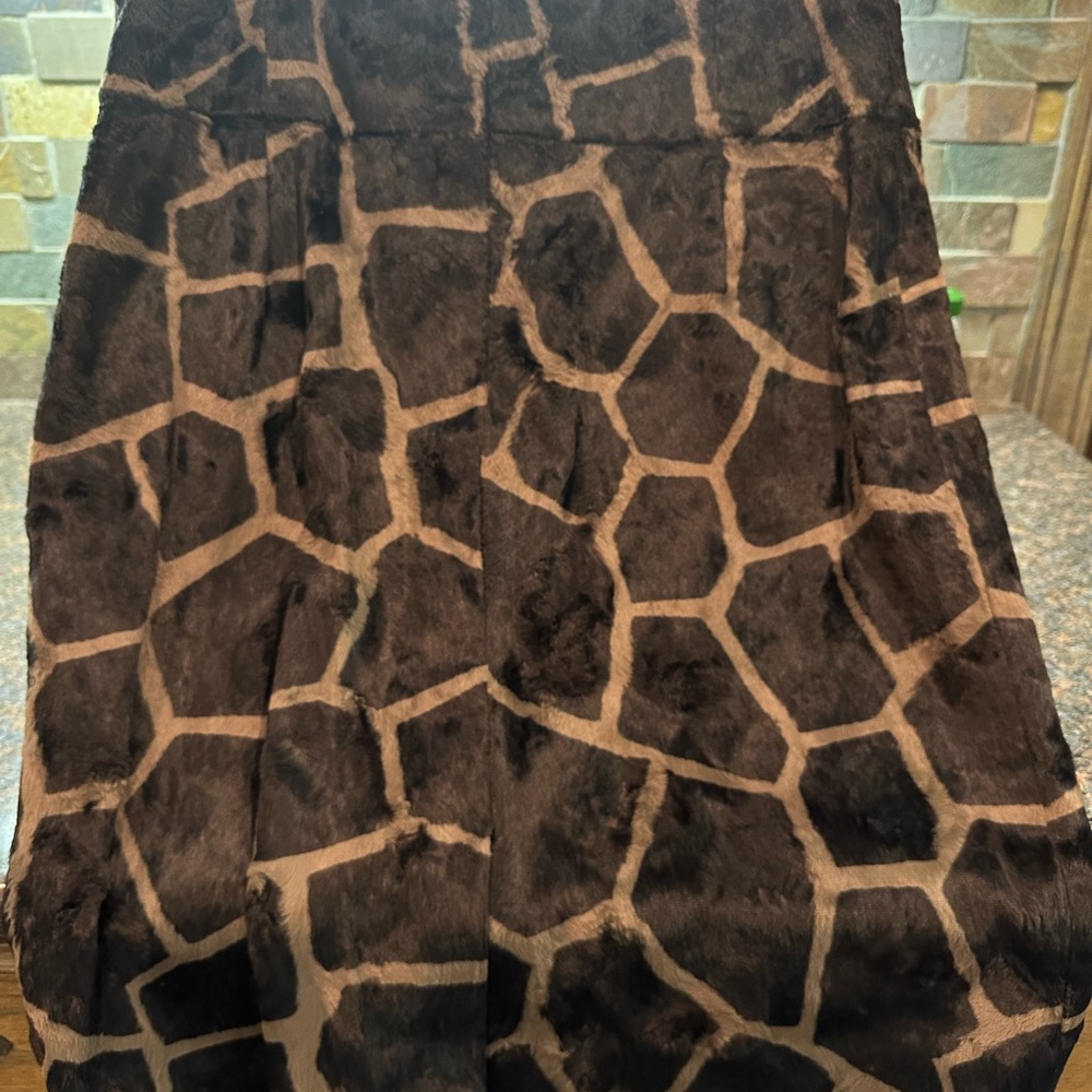 NWT- Etcetera Giraffe skirt - size 4- super soft !!!!